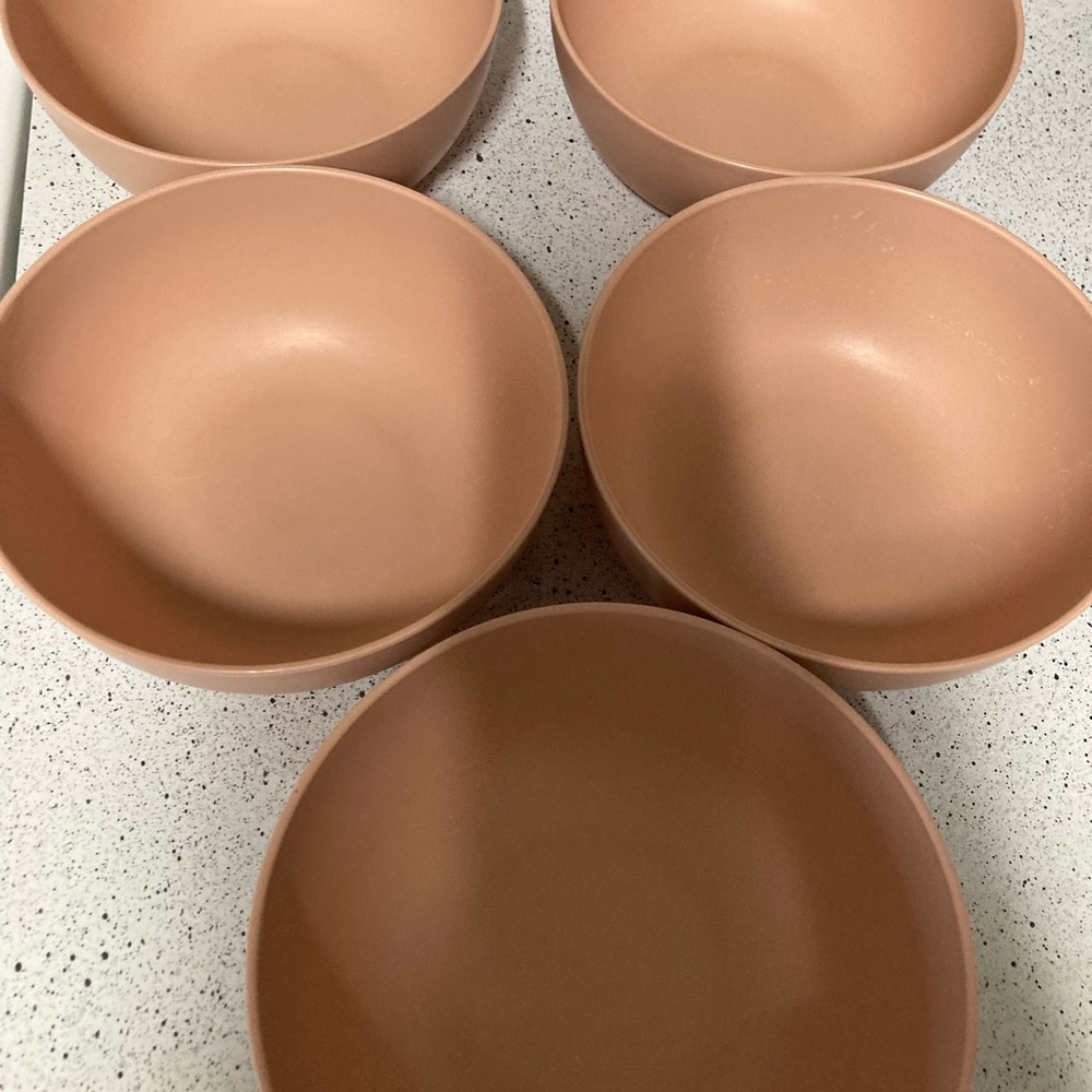 Mainstays Tan Bowl Set of 5